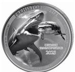 Congo. 20 Francs 2025 – Prehistoric II: Megalodon – 1 oz