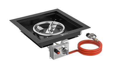 GoFire inbouwbrander vierkant 40 x 40 cm | Flexibel, Tuin en Terras, Terrasverwarmers, Nieuw, Verzenden