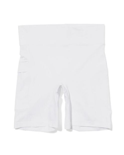 HEMA Dames fietsshort real lasting cotton wit, Kleding | Dames, Ondergoed en Lingerie, Verzenden
