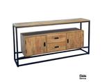 Dressoir Len mangohout 160 cm, Huis en Inrichting, Kasten | Dressoirs, Ophalen of Verzenden, Nieuw