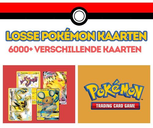6000+ verschillende Pokémon Kaarten op voorraad!, Hobby en Vrije tijd, Verzamelkaartspellen | Pokémon, Meerdere kaarten, Nieuw