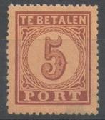 Nederland 1870 - Portzegel Groot waardecijfer - P1, Postzegels en Munten, Postzegels | Nederland, Gestempeld