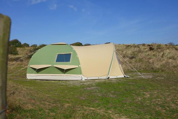 Occasion Oppompbare Karsten Tent 300(2025) Donkerblauw, Caravans en Kamperen, Tenten, Zo goed als nieuw, tot en met 4, Ophalen