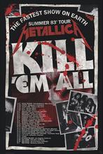 Poster Metallica Killem All 83 Tour 61x91,5cm, Verzamelen, Verzenden, Nieuw, A1 t/m A3