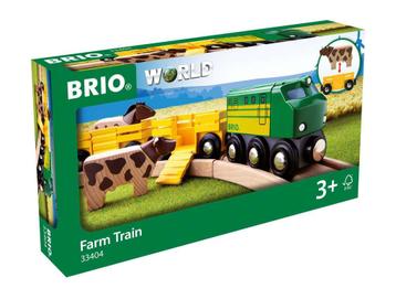Brio houten trein met boerderijdier van €26,99 voor €21,59 beschikbaar voor biedingen