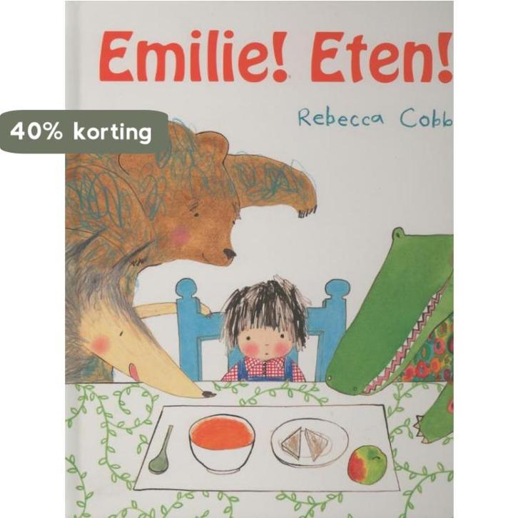 Emilie! Eten! 9789053415276 Rebecca Cobb, Boeken, Prentenboeken en Plaatjesalbums, Gelezen, Verzenden