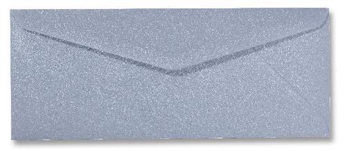 Envelop 9 x 22 cm Metallic Zilver, Hobby en Vrije tijd, Kaarten | Zelf maken, Verzenden