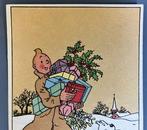 Hergé - 1 Feestkaart - Gelukkig Nieuwjaar! - Tintin - 1950, Nieuw