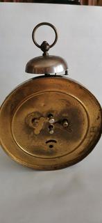 Klok - Plaat - Messing - Glas - 1940-1950 - Grote horloge -, Antiek en Kunst