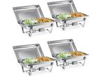 Chafing dish set RVS - 2 bakken GN 1/2 - 9L capaciteit - (2, Huis en Inrichting, Verzenden, Nieuw
