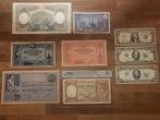 Wereld. - 9 banknotes - various dates, Postzegels en Munten, Munten | Nederland