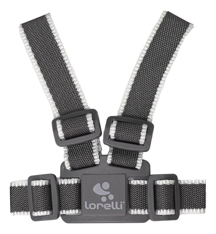 Lorelli Safety Harness Grey & White Kinderstoel Tuigje met, Kinderen en Baby's, Kinderstoelen, Nieuw, Verzenden