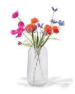 HEMA Vaas 6.9x27cm glas transparant, Huis en Inrichting, Woonaccessoires | Vazen, Verzenden, Nieuw