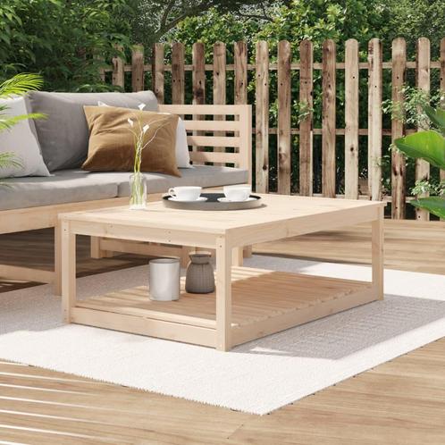 vidaXL Tuintafel 121x82,5x45 cm massief grenenhout, Tuin en Terras, Tuintafels, Nieuw, Verzenden