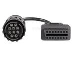 OBDSTAR BMW 10 Pins OBD - 16 Pins OBD2 Verloopkabel Motorfie, Auto diversen, Autogereedschap, Verzenden, Nieuw