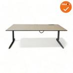 Ahrend 500 elektrisch verstelbaar bureau - Grijs Eiken tr..., Werkplek, Ophalen of Verzenden, Gebruikt, Bureau