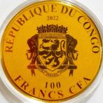 Congo. 100 Francs 2022 Princess Diana - A Princess Proof, Postzegels en Munten, Munten | Europa | Niet-Euromunten