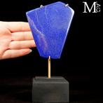 Topkwaliteit lapislazuli plak op houten en messing