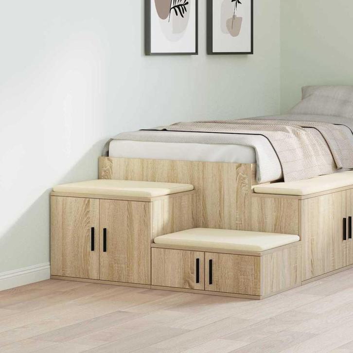 Opbergmeubel Sonoma | Modern | B-keuze Scherpe Prijs, Huis en Inrichting, Kasten | Overige, Nieuw, Ophalen of Verzenden