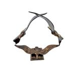 Beeld, drie vogels maken cirkel - 28 cm - Brons
