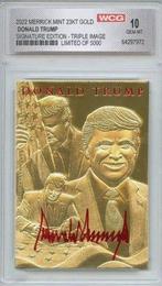 Donald Trump - Original Gold Card ( 23K ) - Grade 10 - 2022, Verzamelen, Nieuw