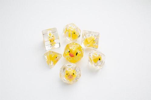 Dice Embraced - Rubber Duck Dice Set (7 stuks) | GameGenic -, Hobby en Vrije tijd, Gezelschapsspellen | Bordspellen, Nieuw, Verzenden