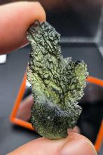 Moldaviet - uit Nesm, Zuid-Bohemen - Hoogte: 48 mm -, Verzamelen, Mineralen en Fossielen