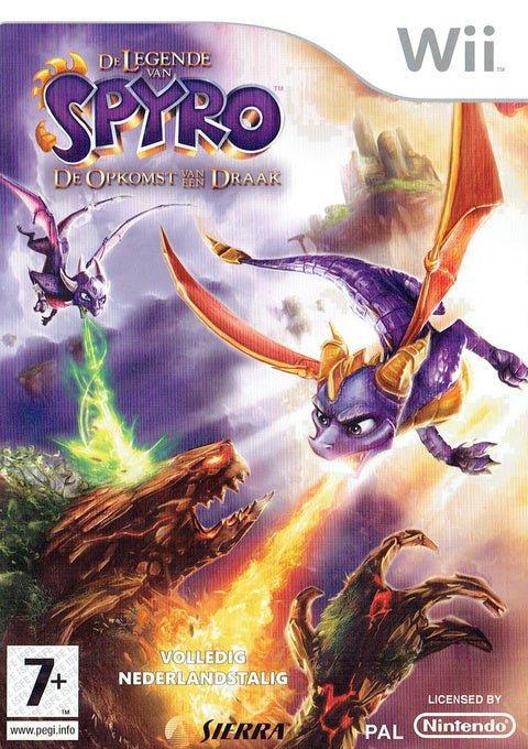 Wii De Legende van Spyro: De Opkomst van een Draak, Spelcomputers en Games, Games | Nintendo Wii, Zo goed als nieuw, Verzenden