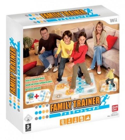 Family Trainer + Mat (Nintendo Wii), Spelcomputers en Games, Games | Nintendo Wii, Gebruikt, Verzenden