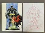 Jordi Tarragona - 2 Original drawing - Batman and Poison Ivy, Boeken, Stripboeken, Nieuw
