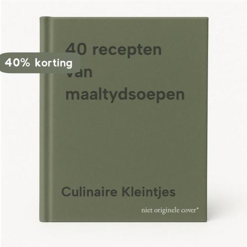 40 recepten van maaltydsoepen 9789065905246, Boeken, Kookboeken, Gelezen, Verzenden