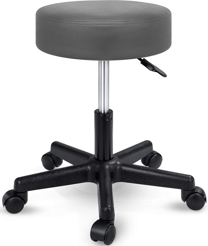 Tresko Draaikruk met wieltjes, kussen van 10 cm, 360 graden, Huis en Inrichting, Kasten | Computermeubels, Nieuw, Verzenden