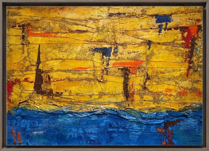 Danae Huerta - Litoral 2 -XL- (No reserve), Antiek en Kunst, Kunst | Schilderijen | Modern