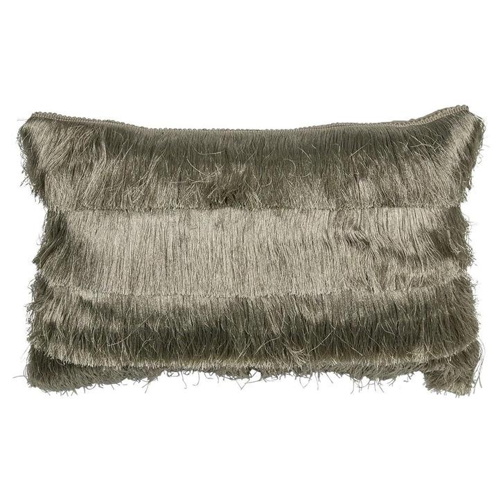 half kussen franjes goud 30x50cm, Huis en Inrichting, Woonaccessoires | Overige, Verzenden