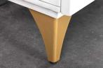 Handgemaakt dressoir GOLDEN SUNSET 180 cm witgouden, Huis en Inrichting, Kasten | Dressoirs, Ophalen of Verzenden, Nieuw