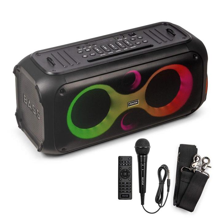 Retourdeal - Fenton Core120 party box - Bluetooth speaker me, Audio, Tv en Foto, Luidsprekers, Zo goed als nieuw, Verzenden