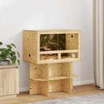 vidaXL Terrarium Bruin 80 x 50 x 100 cm OSB, Dieren en Toebehoren, Verzenden, Nieuw