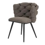 Rock Chair Taupe – Luxe Eetkamerstoelen met Uniek Design, Ophalen, Nieuw