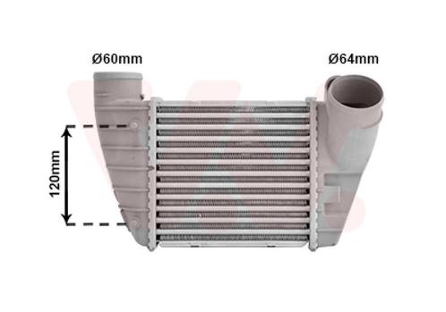 INTERCOOLER VOOR AUDI A3 8L 1996-1999 8L9145806B, Auto-onderdelen, Airco en Verwarming, Nieuw, Ophalen of Verzenden