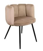 Eetkamerstoel ‘High Five’ | Velvet Beige |, Huis en Inrichting, Stoelen, Ophalen, Nieuw