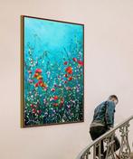 Irina Morisch - clear path- XXL abstract floral artwork, Antiek en Kunst
