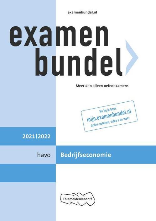 Examenbundel havo Bedrijfseconomie 2021/2022 9789006491432, Boeken, Schoolboeken, Gelezen, Verzenden