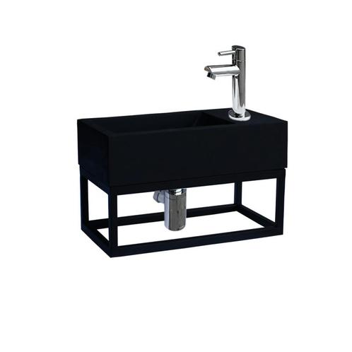 Sani Royal Fontein Frame Mat Zwart Quartz Chroom, Tuin en Terras, Waterpartijen en Fonteinen