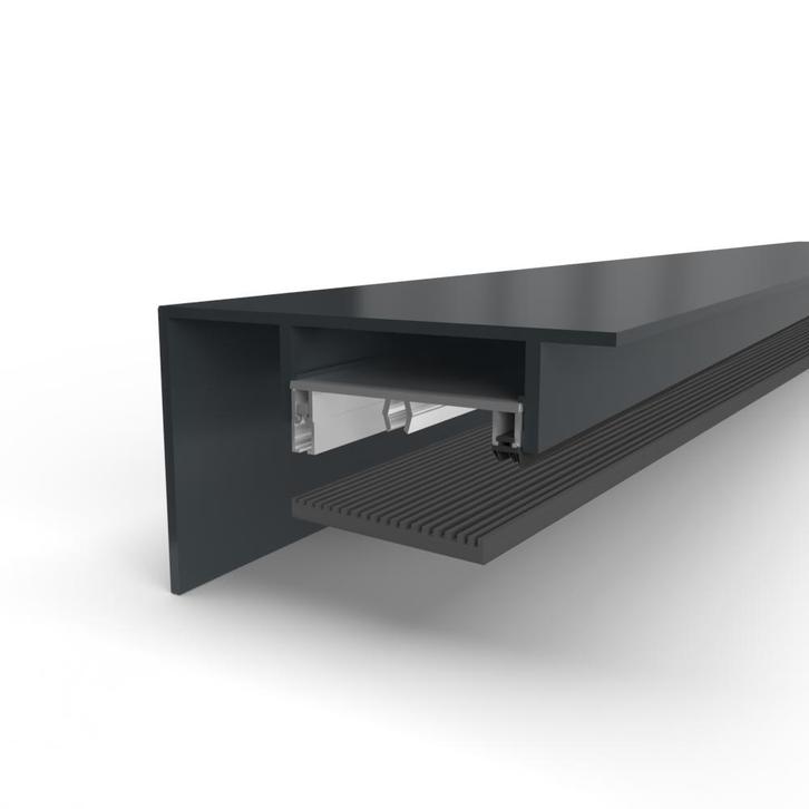 Complete profielset bovenzijde vrijstaand-4500 mm-Antraciet, Doe-het-zelf en Verbouw, Glas en Ramen, Ophalen of Verzenden
