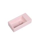 Fontein Mia 40.5x20x10.5cm mat roze inclusief afvoerplug, Verzenden, Nieuw