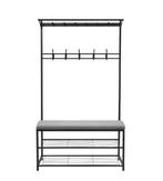Kledingrek met bank en schoenenrek – Multifunctioneel ontwer, Huis en Inrichting, Woonaccessoires | Kapstokken, Verzenden, Nieuw