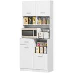 TRUUSK Keukenkast, Hoge Kast Met Verstelbaar Rek, Lade, Buff, Huis en Inrichting, Verzenden, Nieuw