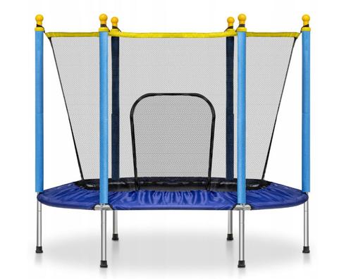 Veilige en leuke trampoline met net - Ø 140 cm - Max 45 kg, Kinderen en Baby's, Speelgoed | Buiten | Trampolines, Nieuw, Ophalen of Verzenden