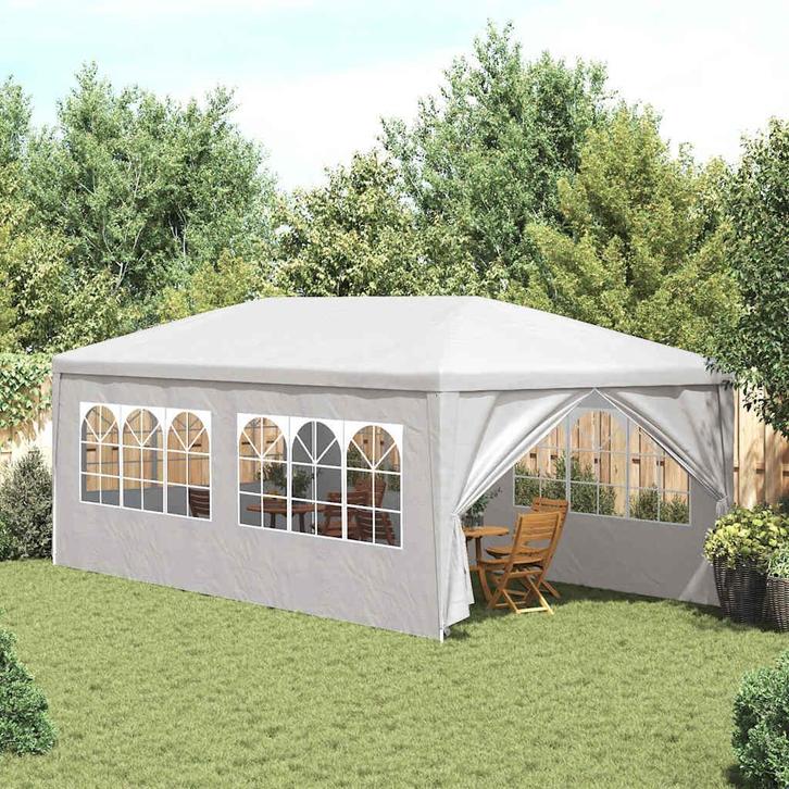 vidaXL Partytent 3x6 m wit, Tuin en Terras, Partytenten, Partytent, Nieuw, Verzenden