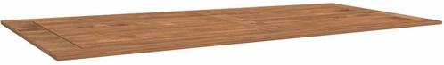 Stern Classic tafelblad Teak FSC®-gecertificeerd - Bruin, Huis en Inrichting, Tafelonderdelen, Ophalen of Verzenden